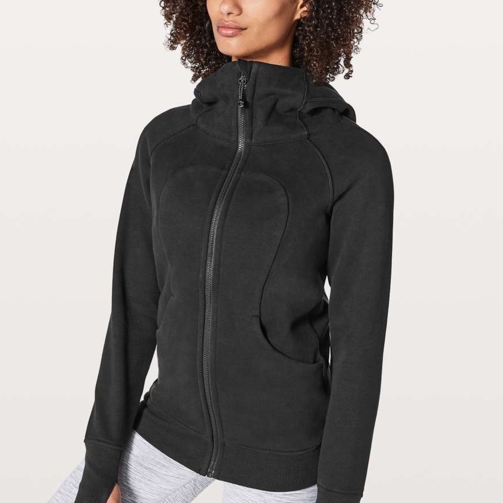 lululemon black zip up